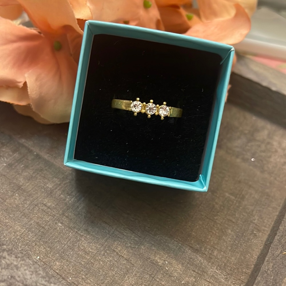 JBloom Ring with Rhinestones